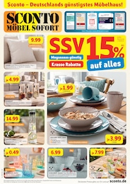 Sconto SB Prospekt "SSV 15% AUF ALLES", 2 Seiten, 30.09.2026 - 13.10.2026 Sconto SB Prospekt "SSV 15% AUF ALLES", 2 Seiten, 30.09.2026 - 13.10.2026