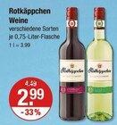 Weine im V-Markt Prospekt Weine von Rotkäppchen im aktuellen V-Markt Prospekt für 2,99 €