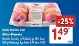 Mini-Donuts von MEINE KUCHEN WELT im aktuellen ALDI SÜD Prospekt für 1,49 €
