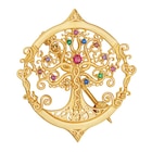 Broche en plaqué or et oxydes de zirconium arbre de vie en promo chez E.Leclerc Broche en plaqué or et oxydes de zirconium arbre de vie dans le catalogue E.Leclerc