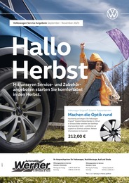 Volkswagen Prospekt "Herbst in Sicht" für Altmittweida, 1 Seite, 01.09.2023 - 30.11.2023