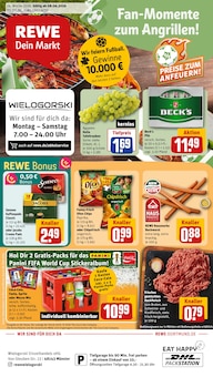 Becks im aktuellen REWE Prospekt (Münster) Becks im REWE Prospekt "Dein Markt" mit 27 Seiten (Münster)