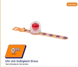 Uhr mit Süßigkeit Disco im Angebot bei Action in Amberg Uhr mit Süßigkeit Disco Angebote bei Action Amberg für 0,99 €