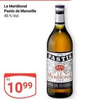 Le Meridional Pastis de Marseille im Angebot bei GLOBUS in Saarbrücken Le Meridional Pastis de Marseille Angebote bei GLOBUS Saarbrücken für 10,99 €