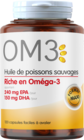 OM3 Huile de poisson riche x 120 capsules - OM3 - NaturéO à Angers OM3 Huile de poisson riche x 120 capsules - OM3 en promo chez NaturéO Angers à 19,25 €