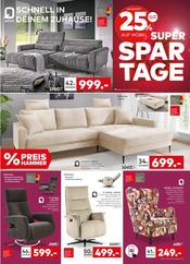 Wohnlandschaft im porta Möbel Prospekt in Bonn Aktueller porta Möbel Prospekt mit Wohnlandschaft, "SUPER SPAR TAGE", Seite 7