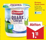 Quark Creme Angebote von Ehrmann bei Netto Marken-Discount Darmstadt für 1,11 €