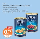 Bohnen, Hülsenfrüchte oder Mais von Cirio im aktuellen V-Markt Prospekt für 0,79 €