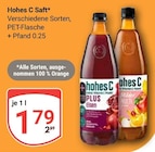 Saft Plus Eisen Angebote von Hohes C bei GLOBUS Saarlouis für 1,79 €