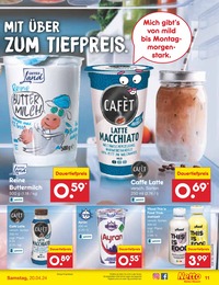 Joghurt Angebot im aktuellen Netto Marken-Discount Prospekt auf Seite 11