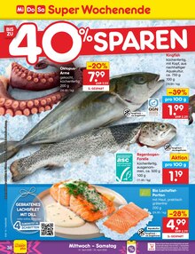 Fisch im Netto Marken-Discount Prospekt "Aktuelle Angebote" mit 62 Seiten (Lübeck)