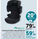 Siège Auto Hera I Safe 100/150 CM - Bebeconfort - Super U à Calais Siège Auto Hera I Safe 100/150 CM - Bebeconfort en promo chez Super U Calais à 59,90 €