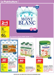 Prix et réduction Blédilait dans le prospectus Carrefour en cours Offre Blédilait dans le catalogue Carrefour du moment à la page 73