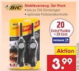 Stabfeuerzeug, 2er Pack im Angebot bei Netto Marken-Discount in Fürth Stabfeuerzeug, 2er Pack Angebote von BIC bei Netto Marken-Discount Fürth für 3,99 €