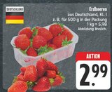 Erdbeeren im Angebot bei EDEKA in Schweinfurt Erdbeeren Angebote bei EDEKA Schweinfurt für 2,99 €