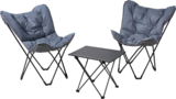 Set de camping pliable 2 chaises et 1 table - Maxi Bazar à Issy-les-Moulineaux Set de camping pliable 2 chaises et 1 table en promo chez Maxi Bazar Issy-les-Moulineaux à 89,99 €