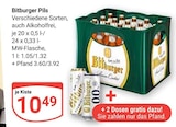 Pils im Angebot bei GLOBUS in Kaarst Pils Angebote von Bitburger bei GLOBUS Kaarst für 10,49 €