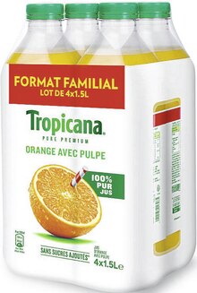 Pure Premium orange avec pulpe - Casino Supermarchés à Asnières-sur-Seine Pure Premium orange avec pulpe en promo chez Casino Supermarchés Asnières-sur-Seine à 7,47 €