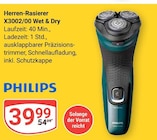 Aktuelles Herren-Rasierer X3002/00 Wet & Dry Angebot bei GLOBUS in Duisburg ab 39,99 €