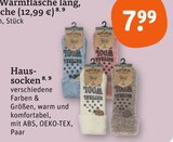 Haus-socken Angebote bei tegut Heidelberg für 7,99 €