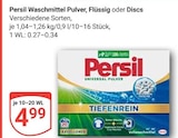 Waschmittel Pulver im Angebot bei GLOBUS in Oberhausen Waschmittel Pulver Angebote von Persil bei GLOBUS Oberhausen für 4,99 €