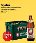 Münchner Hell Angebote von Spaten bei Getränke Hoffmann Weiden für 17,99 €