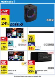 Offre Enceinte Bluetooth dans le catalogue Carrefour du moment à la page 75