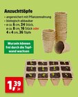 Anzuchttöpfe Angebote bei Thomas Philipps Kleve für 1,39 €