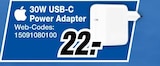 30W USB-C Power Adapter Angebote von Apple bei expert Dreieich für 22,00 €