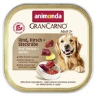Animonda Dog GranCarno Country Adult Rind, Hirsch + Steckrübe 150 g bei Zookauf im Neubrandenburg Prospekt für 0,99 €