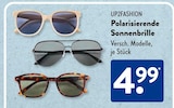 Polarisierende Sonnenbrille im ALDI SÜD Prospekt Polarisierende Sonnenbrille von UP2FASHION im aktuellen ALDI SÜD Prospekt für 4,99 €