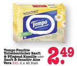 Feuchte Toilettentücher Sanft & Pflegend Kamille im Angebot bei E center in Mannheim Feuchte Toilettentücher Sanft & Pflegend Kamille Angebote von Tempo bei E center Mannheim für 2,49 €
