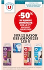 -50% DE REMISE IMMÉDIATE SUR LE 2ÈME PRODUIT IDENTIQUE SUR LE RAYON DES AMPOULES LED U - U dans le catalogue Hyper U