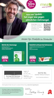 mea - meine apotheke Prospekt Unsere November-Angebote mit 4 Seiten