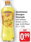 Orangenlimonade im Angebot bei E center in Neustadt Orangenlimonade Angebote von Gerolsteiner bei E center Neustadt für 0,99 €