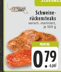 E center Rietberg - Schweinerückensteaks Angebot im Prospekt Schweinerückensteaks bei E center im Rietberg Prospekt für 0,79 €