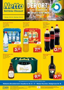 Netto Marken-Discount Prospekt "DER ORT, AN DEM DU IMMER AUSGEZEICHNETE PREISE FINDEST." mit  Seiten (Waldsolms)