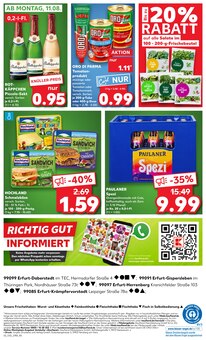 Rotkäppchen Sekt im Kaufland Prospekt "Aktuelle Angebote" mit 60 Seiten (Erfurt)