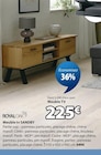 Meuble tv SANDBY - ROYAL OAK - Jysk à Saintes Meuble tv SANDBY - ROYAL OAK en promo chez Jysk Saintes à 225,00 €