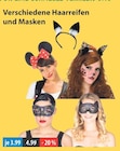 Haarreifen und Masken von  im aktuellen V-Markt Prospekt für 3,99 €