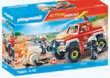 Voiture de police ou Véhicule de pompiers - Playmobil en promo chez Hyper U Colmar à 29,99 €