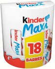 Barres chocolatées - KINDER MAXI en promo chez Supermarchés Match Strasbourg à 7,98 €