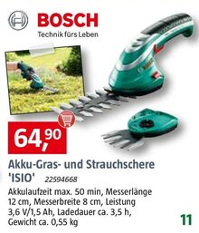 Bosch von BOSCH bei BAUHAUS Bosch von BOSCH für 64,90 € bei BAUHAUS im Prospekt "Handzettel KW20"