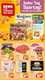 Fleisch im REWE Prospekt in Hückelhoven Aktueller REWE Prospekt mit Fleisch, "Dein Markt", Seite 1