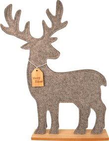 Filzaufsteller Hirsch mit Holzanhänger beige Angebot in Lemgo im aktuellen Prospekt bei dm-drogerie markt in Lemgo
