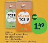 Bio-Räuchertofu Angebote von tegut... bei tegut Göttingen für 1,49 €