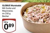 Aktuelle Feinkostlebensmittel Angebote bei GLOBUS in Duisburg Aktuelles Wurstsalat Angebot bei GLOBUS in Duisburg ab 0,89 €