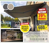 Zeitlose Halbkassetten-Markise Angebote bei wohnstore Petzold Cottbus für 900,00 €