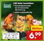 LED Solar Leuchttiere Angebote bei Netto Marken-Discount Erlangen für 6,99 €