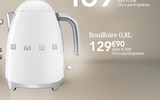 Bouilloire 0,8L - SMEG en promo chez Ambiance & Styles Besançon à 129,90 €